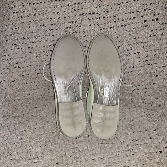 OFFICE London-Sage Green Nubuck Fisherman/Ghillie Sandals-Sz 40-Excellent - Picture 8 of 8